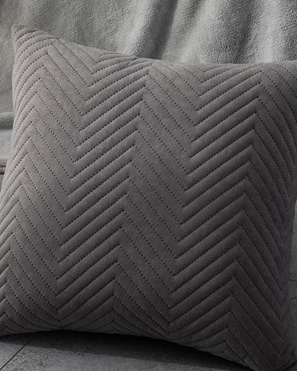 Chic Dual-Design Velvet Pillow Cover Set - Stylish Home Essential