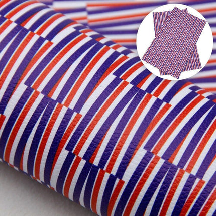 Stylish Geometric Faux Leather Craft Sheets for Innovative DIY Creations