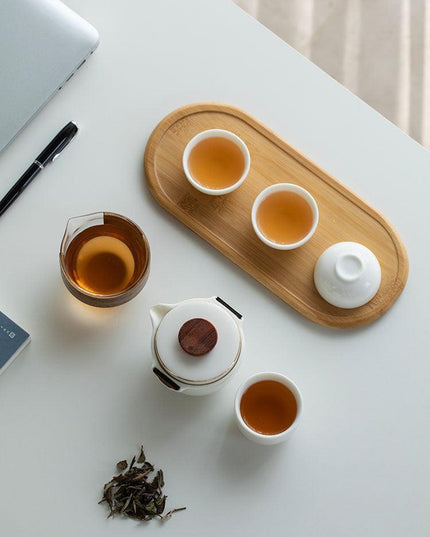Zen Zhiyu Travel Tea Set - Your Portable Gateway to Tea Bliss