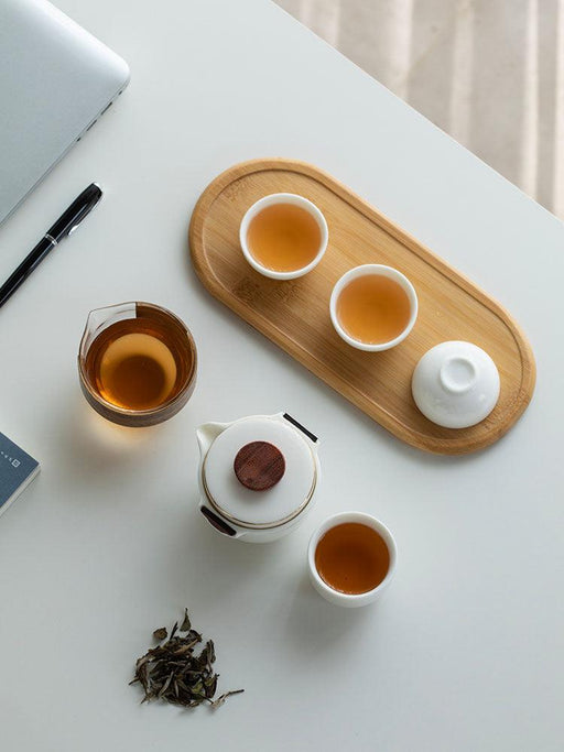 Serene Japanese Zen Tea Set for Travel and Outdoor Tea Moments
