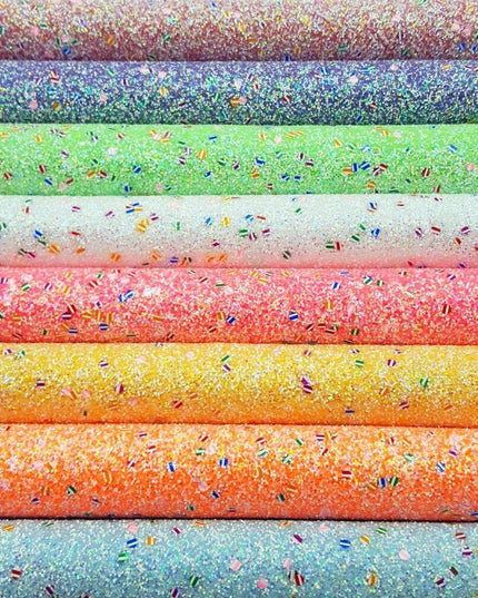 Glamorous Glitter Faux Leather Sheets for Creative Crafting Adventures!