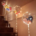 Enchanted LED Bobo Balloon Set with Illuminating Column Stand for Enchanted Occasions