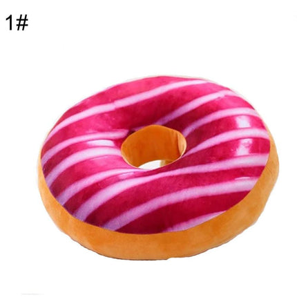 Delightful 12-Piece 3D Donut Plush Pillow Collection for Cozy Comfort