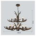 Majestic Handcrafted Deer Antler Resin Lighting Fixture - Timeless Luxury