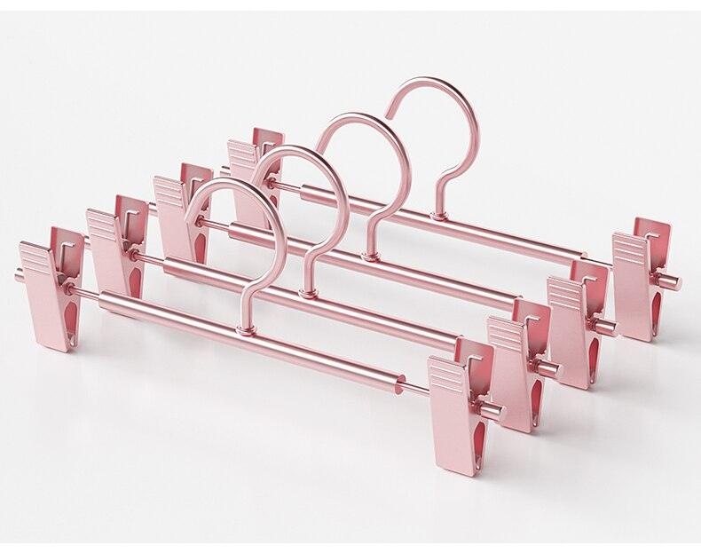 Rose Gold/Golden Metal Heavy Duty Hangers with Clips