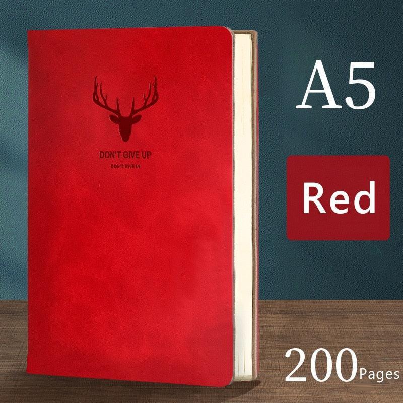 Luxurious A5 Leather-bound Journal: 200 Pages for Creative Expression