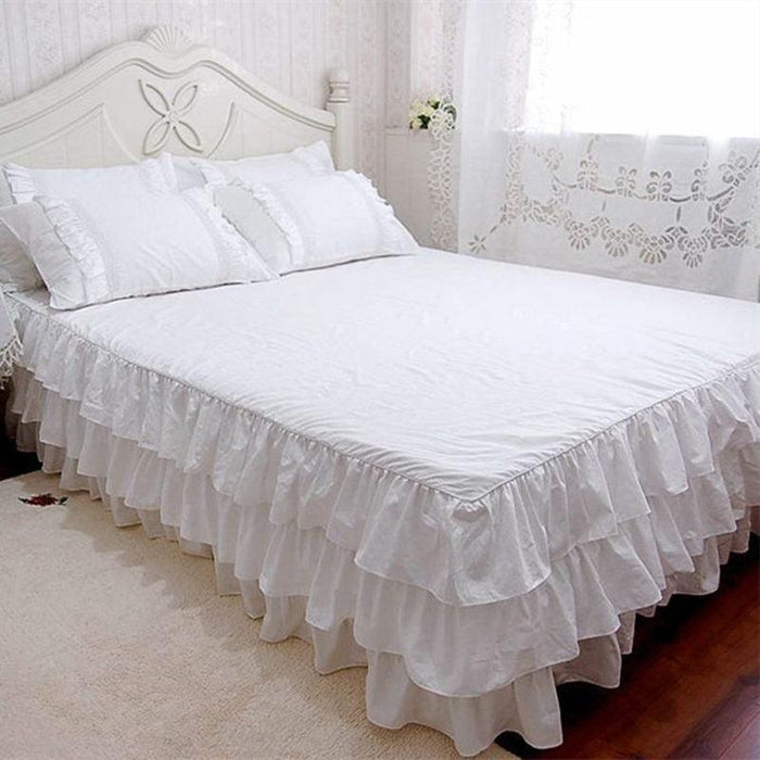 Luxurious 3-Layer Princess Satin Cotton Bedspread
