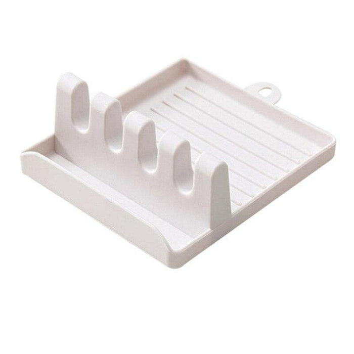 Kitchen Utensil Storage Kit with Spoon Rest and Spatula Rack