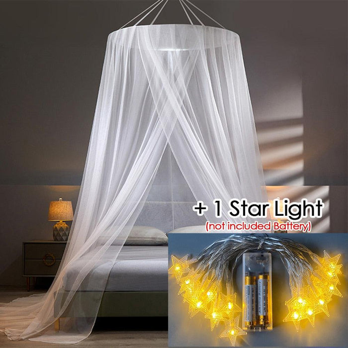 Foldable Bed Canopy Mosquito Net for Summer Camping and Bedroom Use