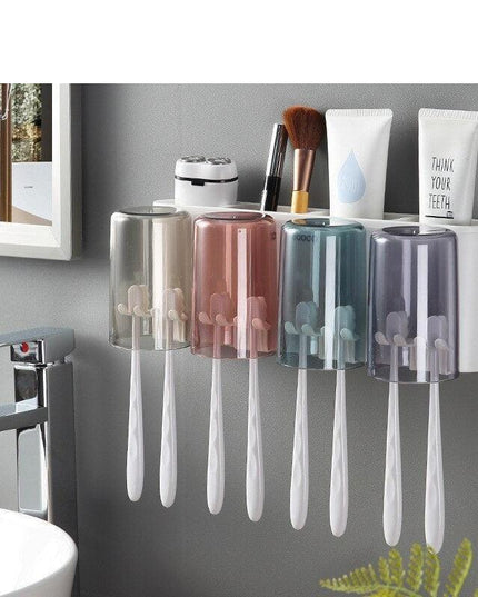 Family-Friendly Toothbrush Holder - Ultimate Bathroom Organizer for Shared Spaces