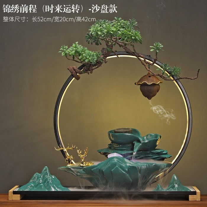 Tranquil Zen Desktop Water Fountain