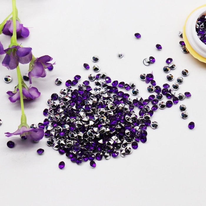 Elegant Clear Acrylic Diamond Scatter Set for Luxurious Event Decor