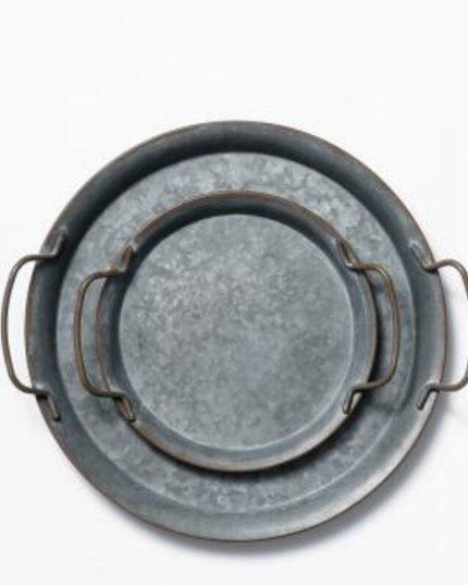 Chic Vintage Iron Bread Tray with Sturdy Handles for Elegant Home and Restaurant Use