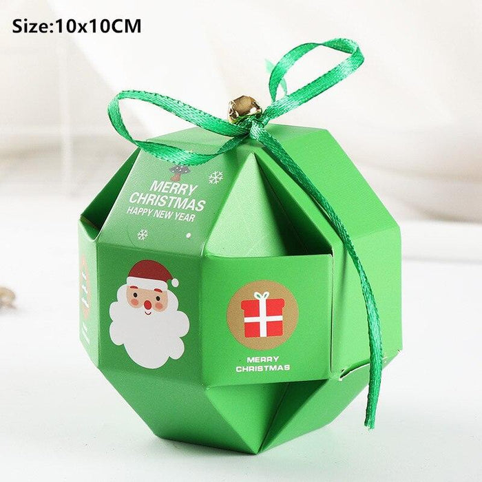 Santa's Candy Cottage Box Set: Festive Christmas Decor and Joyful Treats