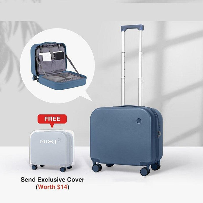Elegant and Durable Women's Carry On Suitcase with Minimalist Patent Design