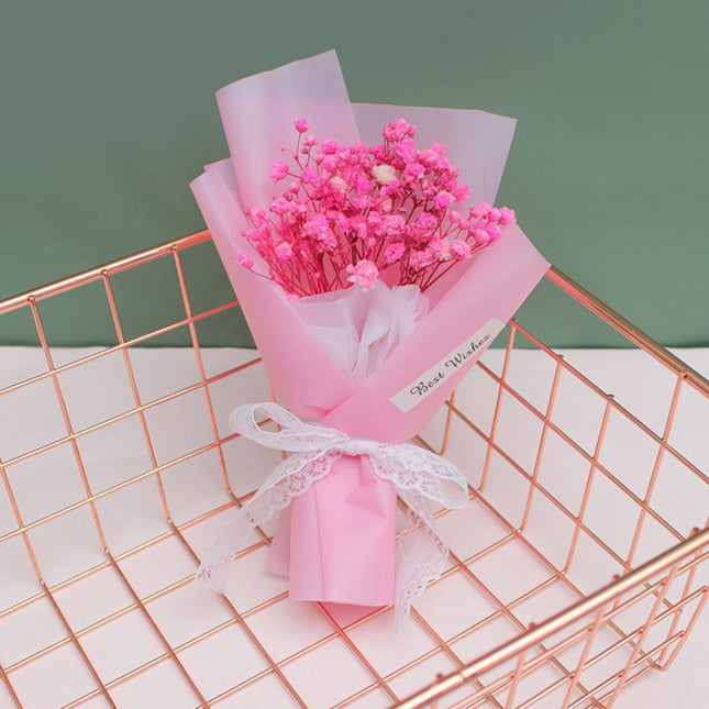 Timeless Elegance Realistic Mini Floral Bouquet - A Stunning Display of Everlasting Beauty