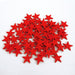 Enhance Your DIY Creations: 100 Assorted Wood Star Cutouts - Red, White, Silver