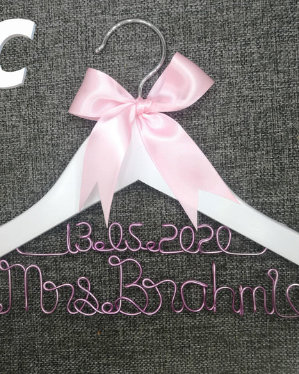 Custom Engraved Wooden Bridal Party Hanger - Memorable Keepsake for Bridesmaids