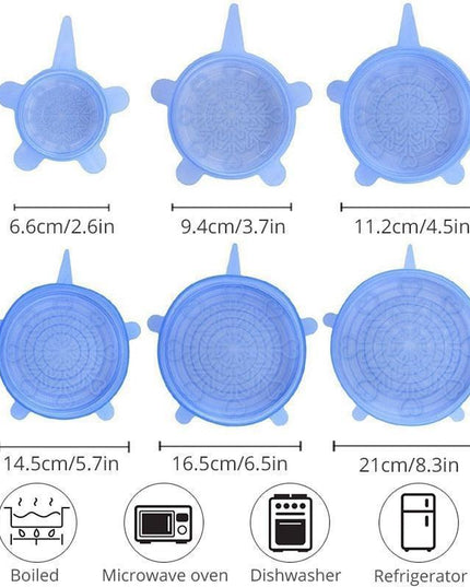 Multi-Size Silicone Stretch Lid Set: Your Ultimate Kitchen Storage Solution