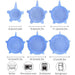 Versatile Silicone Food Storage Lid Set - Eco-Friendly Preservation Solution