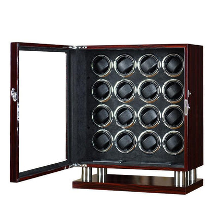 Luxurious Wooden Watch Winder Set for Timepiece Preservation