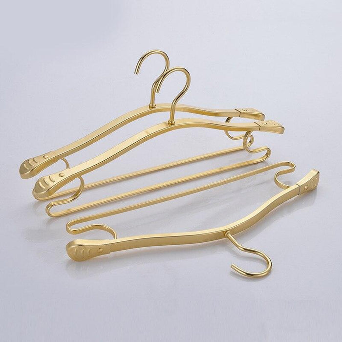 5-Piece Aluminum Alloy Clothes Hangers: Durable, Space-Saving, and Rust-Free