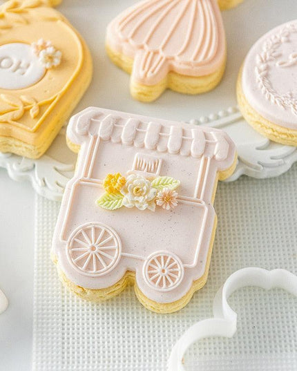 Whimsical Princess Castle Cookie Press Set