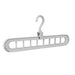 Chic Circular 9-Hole Plastic Closet Organizer