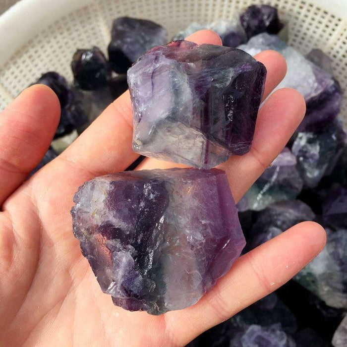 Natural Fluorite Crystal: Healing, Feng Shui, and Aquarium Enhancement - Unique Mineral Specimen for Positive Energy and Tranquility