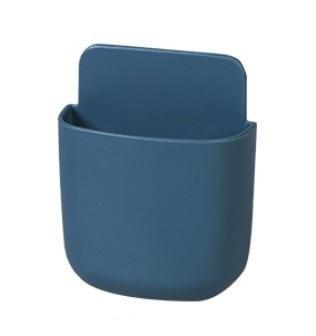 Versatile Wall-Mounted Organizer with Built-In Phone Charger and Remote Holder