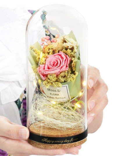 Illuminated Romance: The Enchanted LED Rose Dome