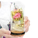Timeless Elegance: Preserved Rose in Glass Dome on Wooden Stand