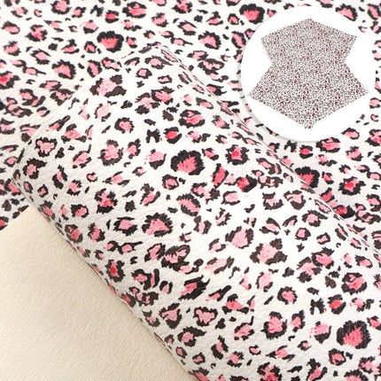Chic Polka Dot Faux Leather Crafting Fabric