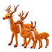 Festive Reindeer Plush Ornaments: Versatile Sizes for Holiday Spirit