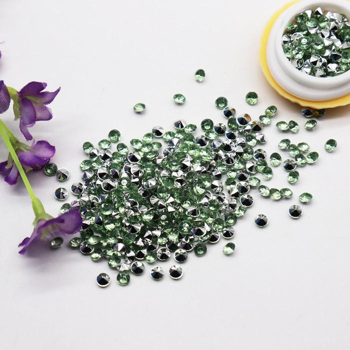 Sparkling Acrylic Diamond Confetti Set for Chic Event Decor
