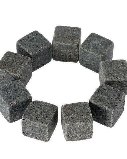 Luxury Golden Dice-Shaped Stainless Steel Chilling Stones for Beverages and Whiskey