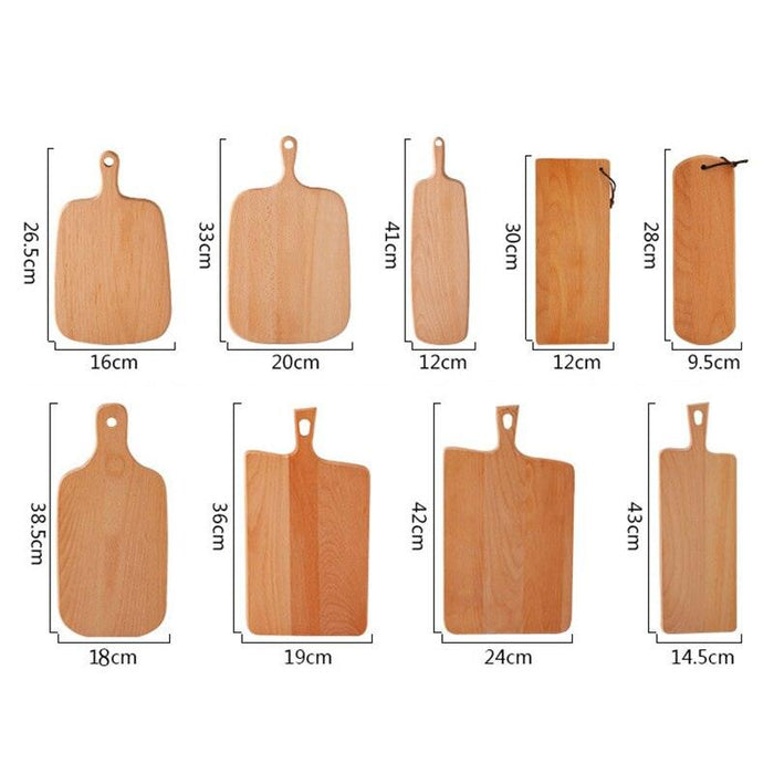 Rustic Charm Collection: Premium Wooden Cutting Board Set for Elegant Food Presentation