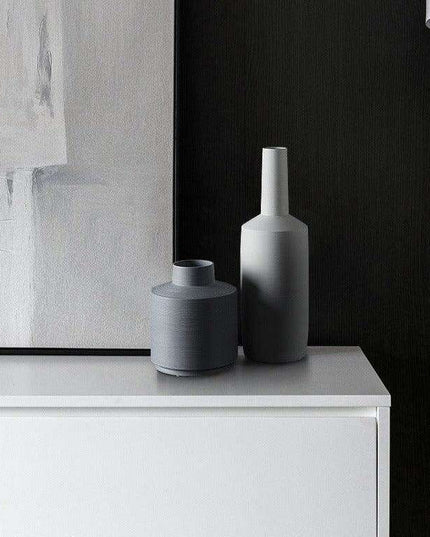 Scandinavian Elegance: Artisanal Ceramic Vase for Modern Interiors