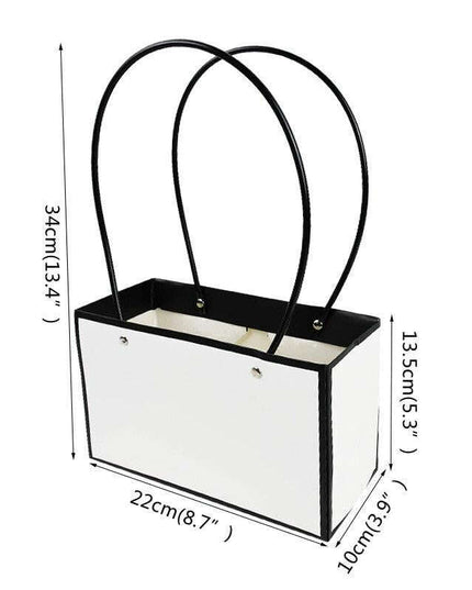 Eco-Friendly Floral Kraft Paper Gift Bag - Chic & Sustainable Gifting Solution