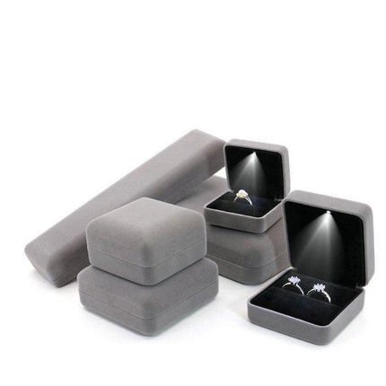 Elegant LED Velvet Jewelry Display Cases for Exquisite Presentation
