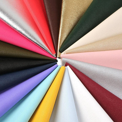 Elegant Black Textured Faux Leather for Premium Bow Creation