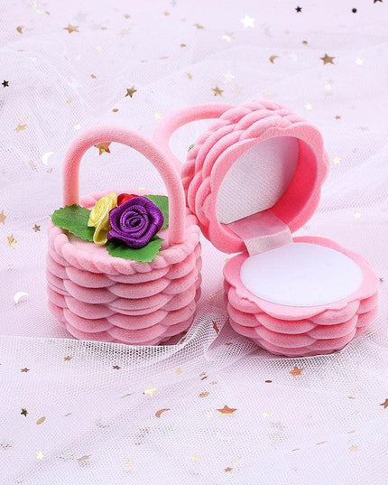 Elegant Velvet Jewelry Showcase Box - Display Your Treasures