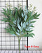 Lifelike Willow Leaf Bouquet: Elegant Faux Foliage for Stylish Home Decor