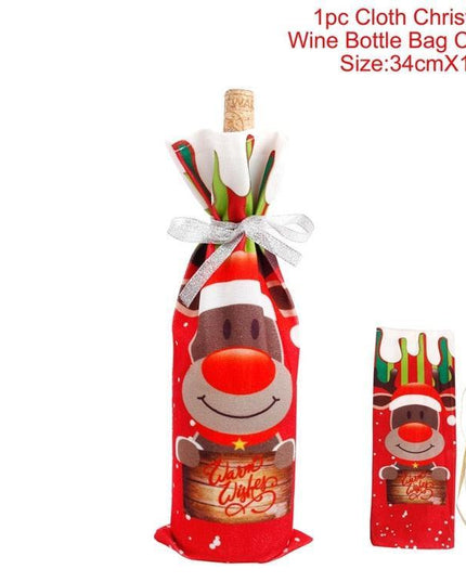 Holiday Cheer Wine Bottle Dress: Celebrate in Festive Elegance