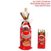 Holiday Cheer Wine Bottle Dress: Celebrate in Festive Elegance