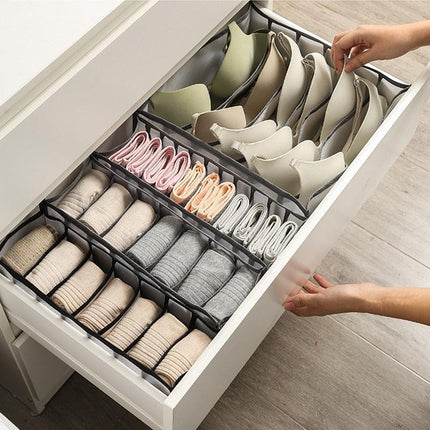 Nylon Closet Organization System with Enhanced Storage and Ventilation