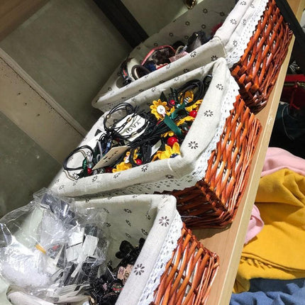 Eco-Chic Handwoven Willow Storage Baskets - Sustainable Style for Every Room