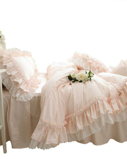 Botanical Elegance Korean Cotton Luxury Bedding Set