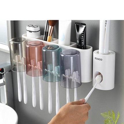 Family-Friendly Toothbrush Holder - Ultimate Bathroom Organizer for Shared Spaces