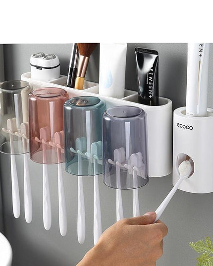 Family-Friendly Toothbrush Holder - Ultimate Bathroom Organizer for Shared Spaces